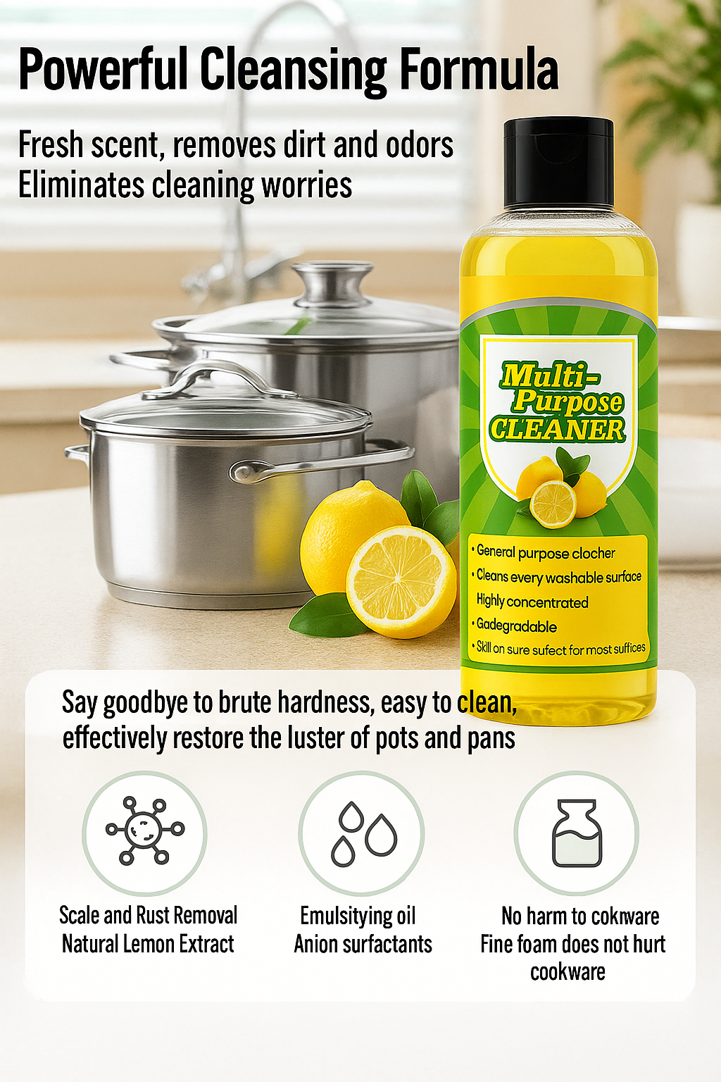 Multi-Purpose Cleaner - Buy 1 Get 3 Free