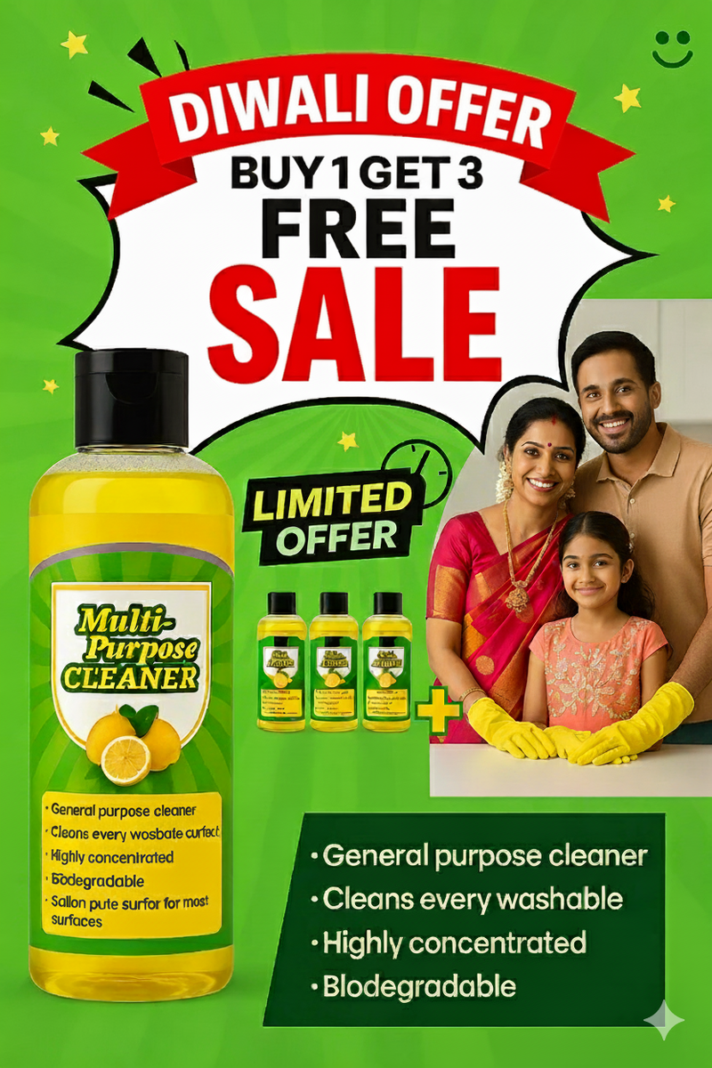 Multi-Purpose Cleaner - Buy 1 Get 3 Free